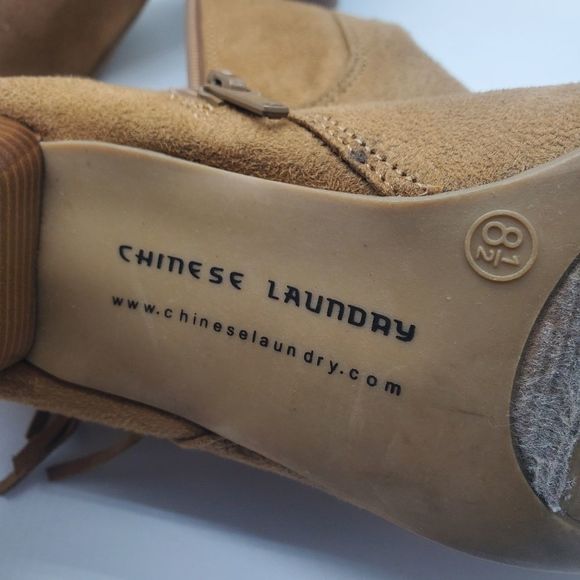 Chinese Laundry Fringe Boots, 8.5 - Picture 3 of 7